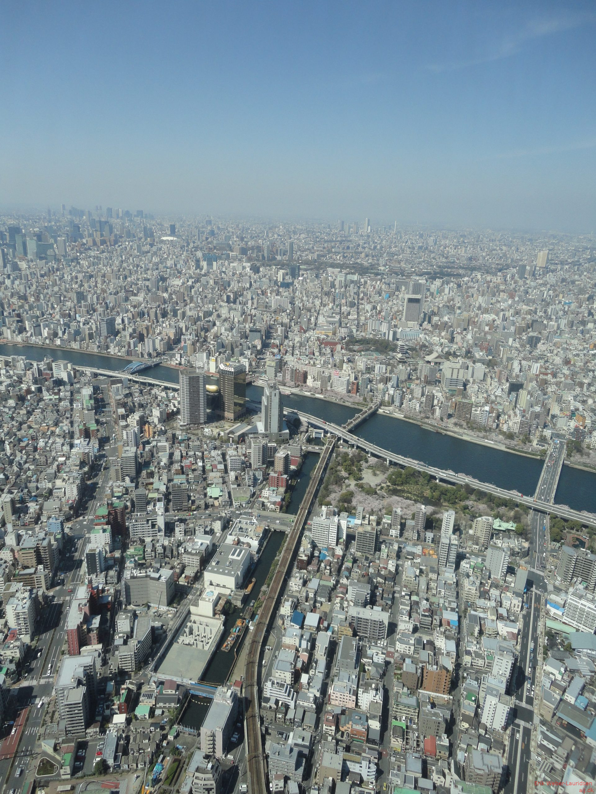 Udsigt fra Tokyo Skytree, april 2015