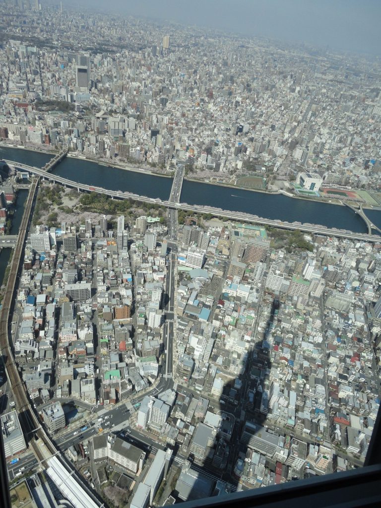 Udsigt fra Tokyo Skytree, april 2015