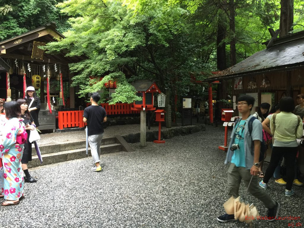 Tempel i bambus-skov i Arashiyama, Kyoto, 2016