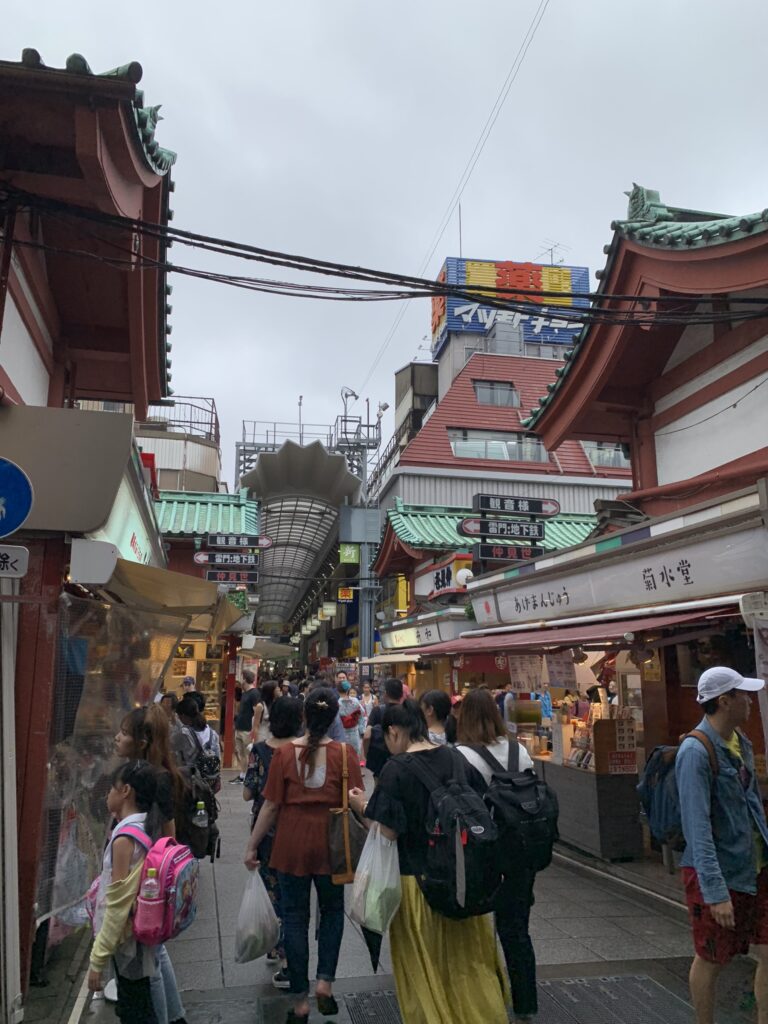 Sidegader ved Senso-ji, sommer 2019