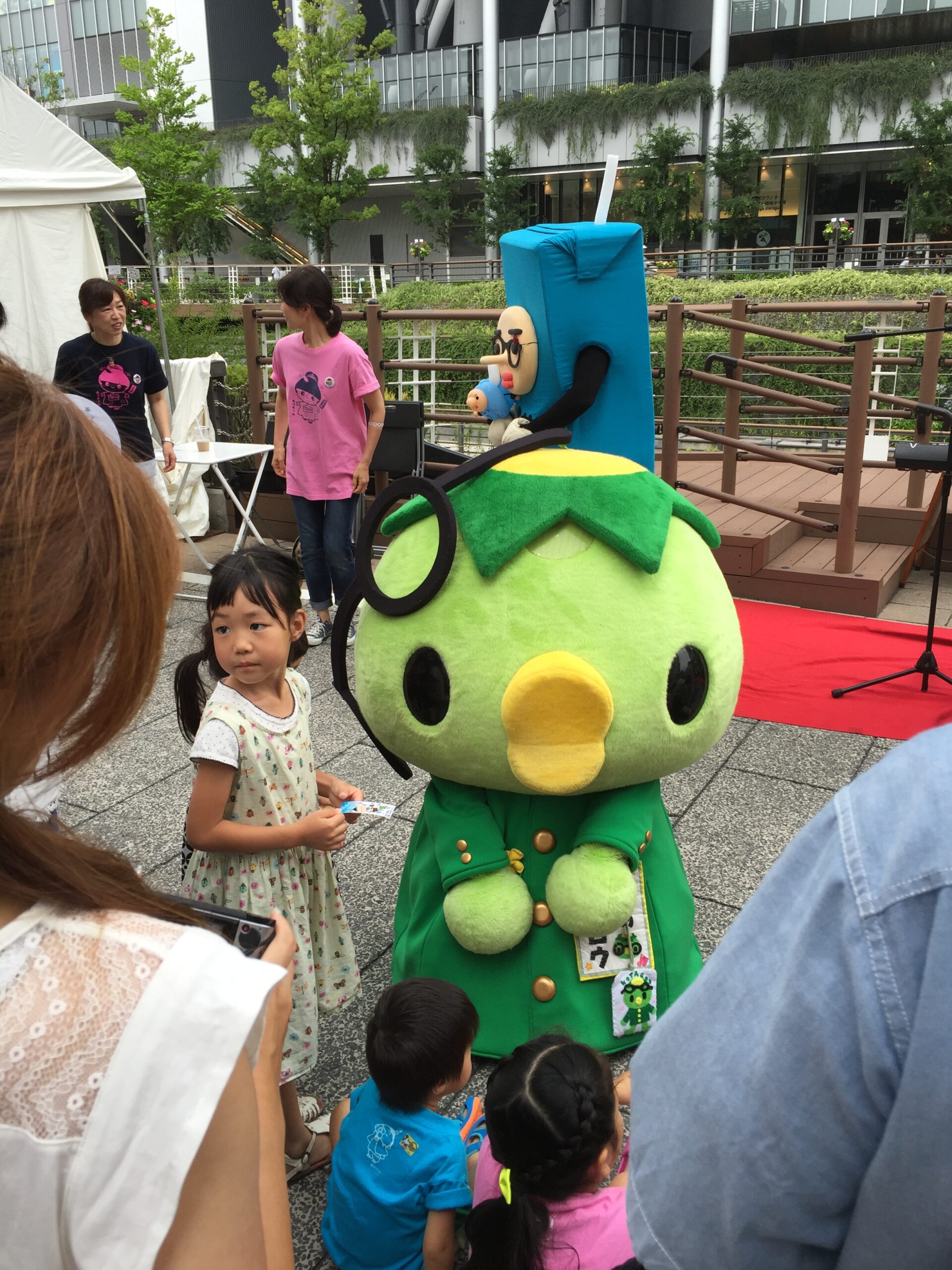 Maskotter i Oshiyage, Sumida, sommer 2016