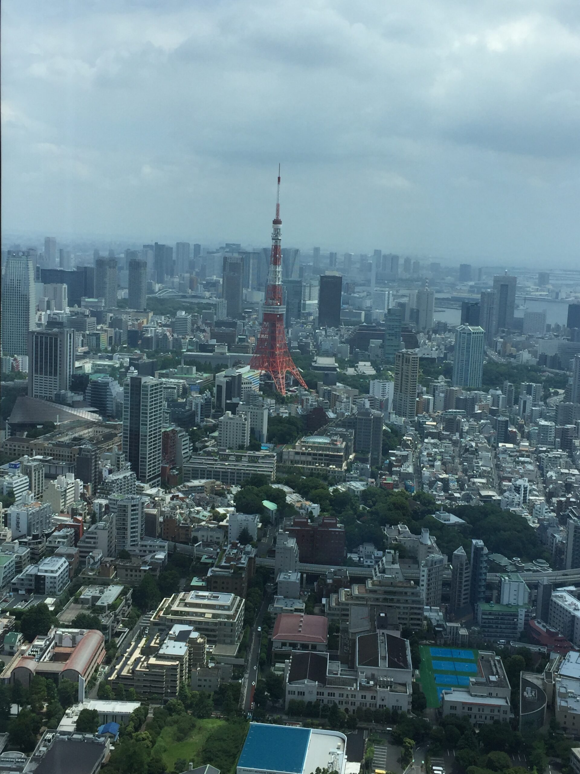 Udsigt fra Mori Tower, Roppongi Hills, sommer 2016
