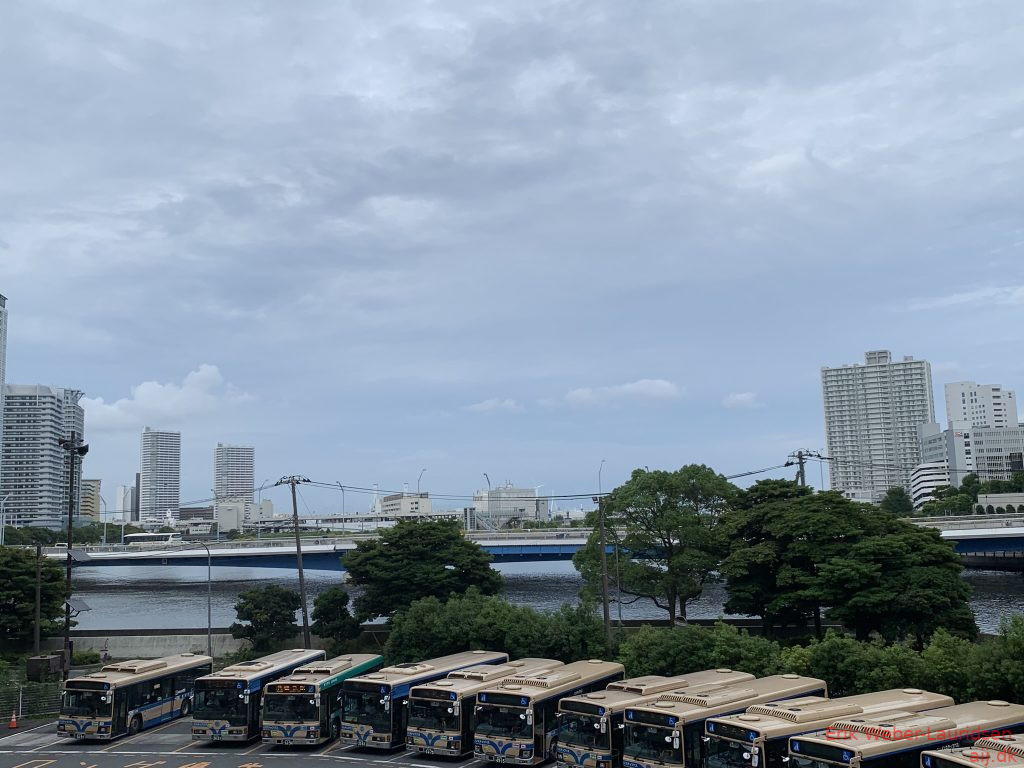 Shintama-gawa floden, Yokohama, sommer 2019
