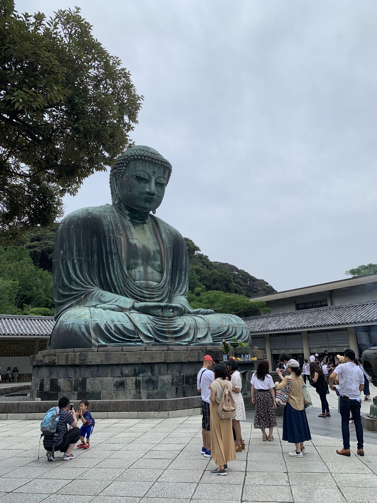 Kotokuin templet og Daibutsu, Kamakura, sommer 2019