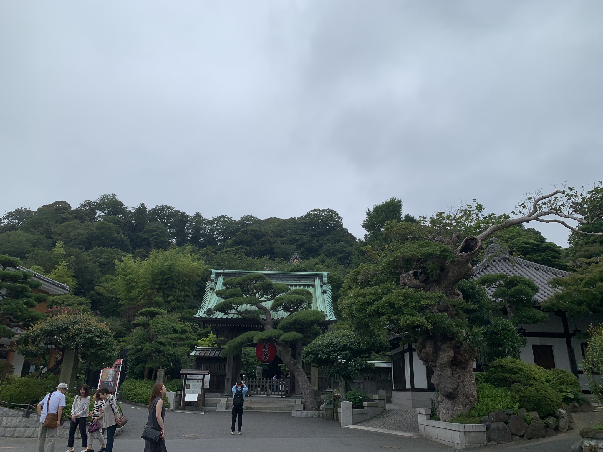 Hase-dera templet, Kamakura, sommer 2019
