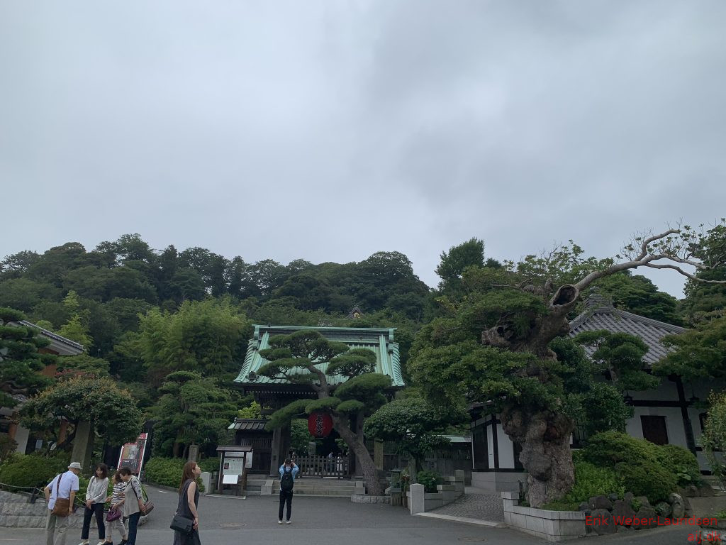 Hase-dera templet, Kamakura, sommer 2019